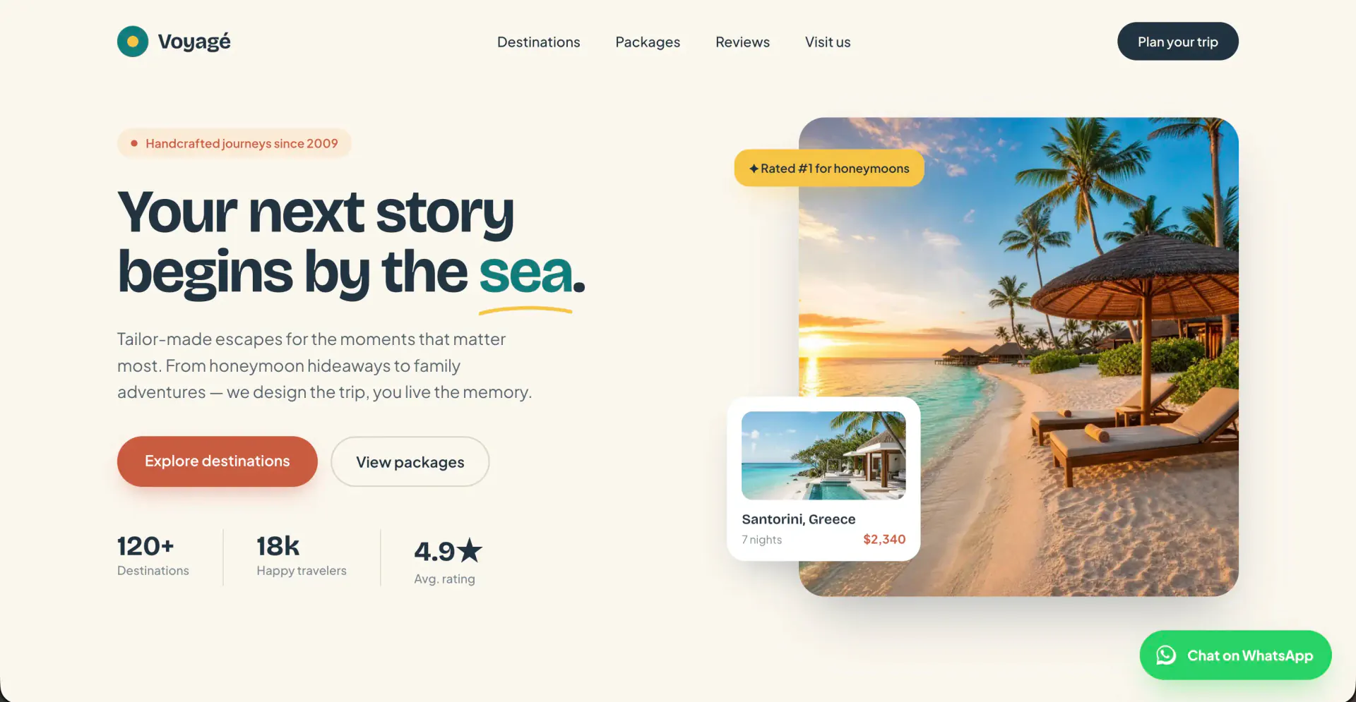 Travel Agency Website